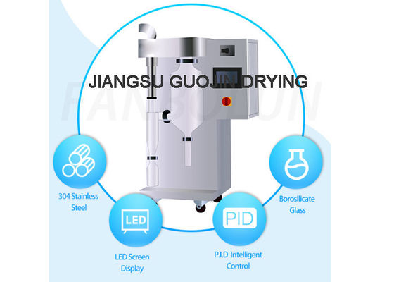 Le plus petit dessiccateur de pulvérisation de laboratoire de poudre végétale 3KW 2L