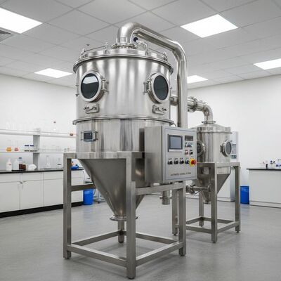 Machine de séchage par pulvérisation en acier inoxydable316L fournissant une température d'entrée de 140 à 350 et un contrôle automatique pour l'industrie chimique