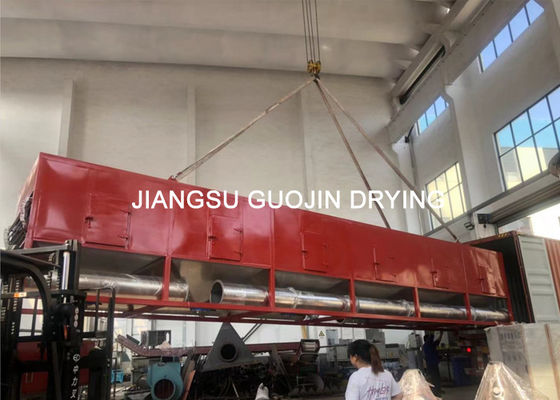1.6x12Meter convoyeur à une seule couche Mesh Belt Dryer Shipped vers le Pakistan