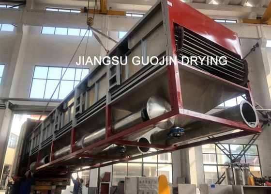 1.6x12Meter convoyeur à une seule couche Mesh Belt Dryer For Dyestuff/colorant
