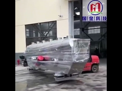 Produits alimentaires équipement de séchage au lit de fluide vibrant en continu 1.2x9M