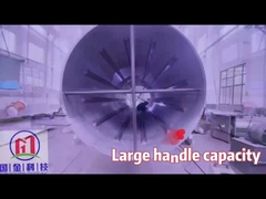 Conception mécanique sècheuse rotative à copeaux de bois 3 t/h